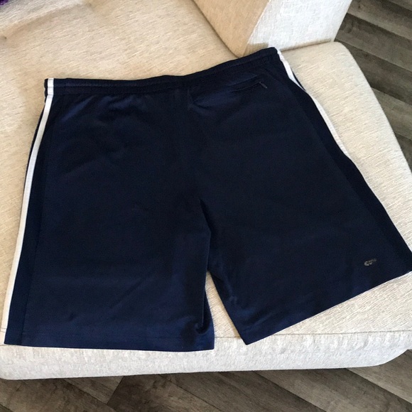 Adidas Navy Blue Athletic Shorts - Picture 3 of 14